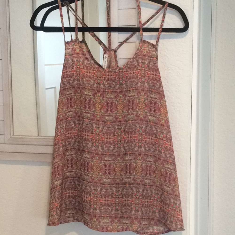 Cross cross back tank